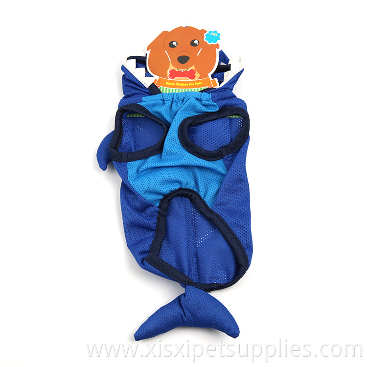 Wholesale Pet Accessories Funny Fashion Shark Style Pet Dog Clothes Pet Apparel & Accessories